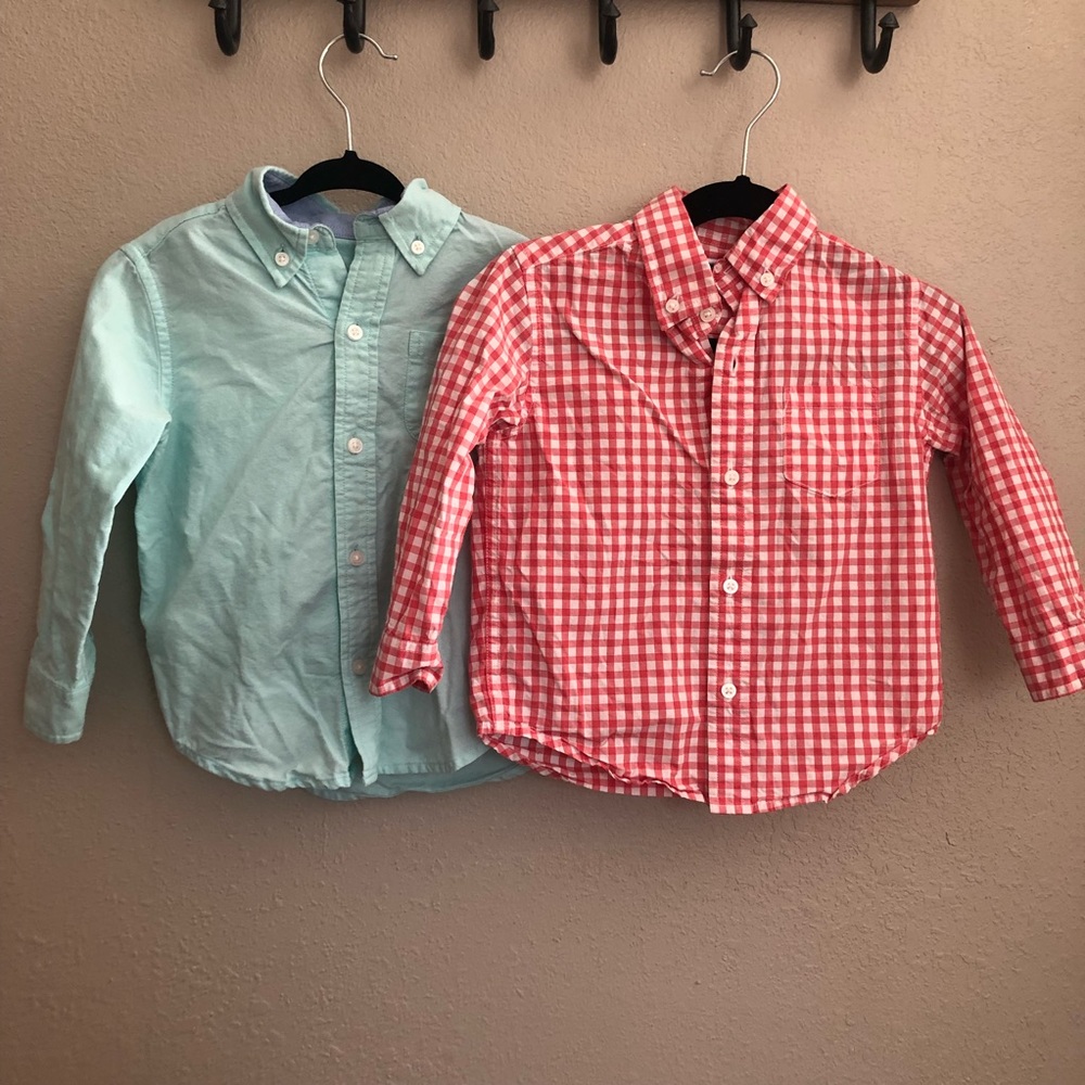 Janie and Jack 2T button up bundle